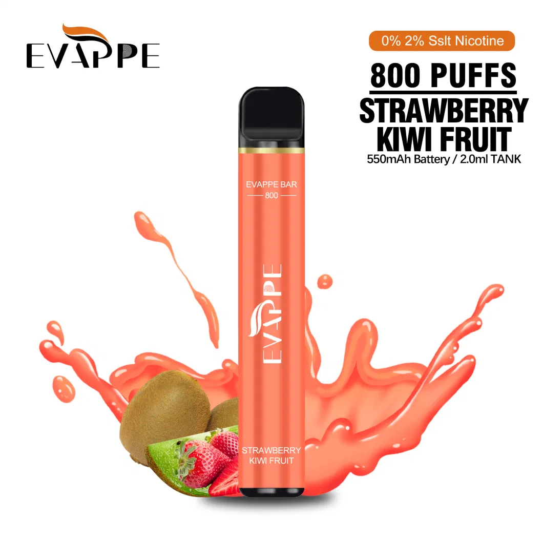 Original Evappe Bar 800 Puffs Desechable Vape Pen Precio De F&aacute; Brica Venta Al Por Mayor Buena Calidad