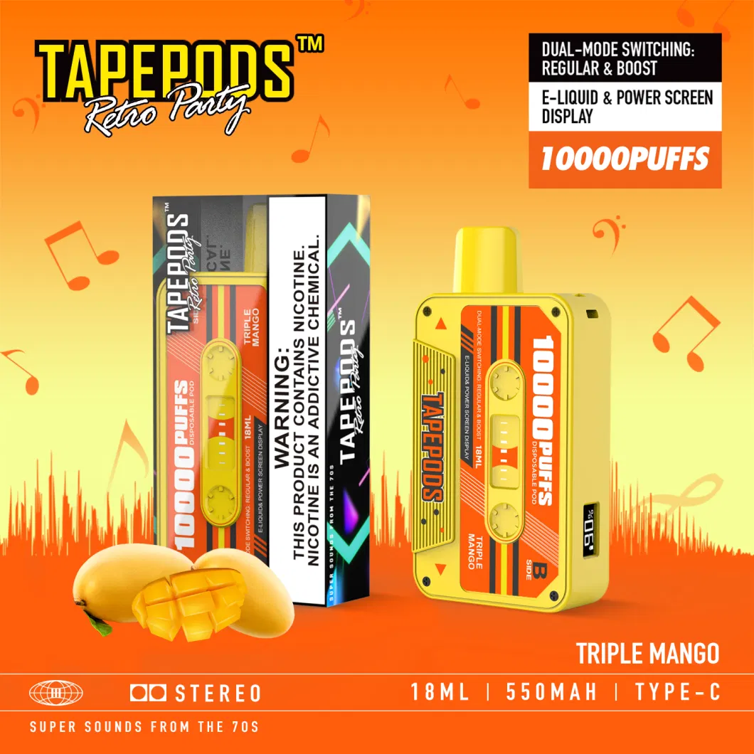 2023 Tapepods 7000puffs R&M Box Max 2023 OEM Doloda 800puffs Wape Vape Pen Flava E Cigar Vapes Disposable Most Popular Orion Bar