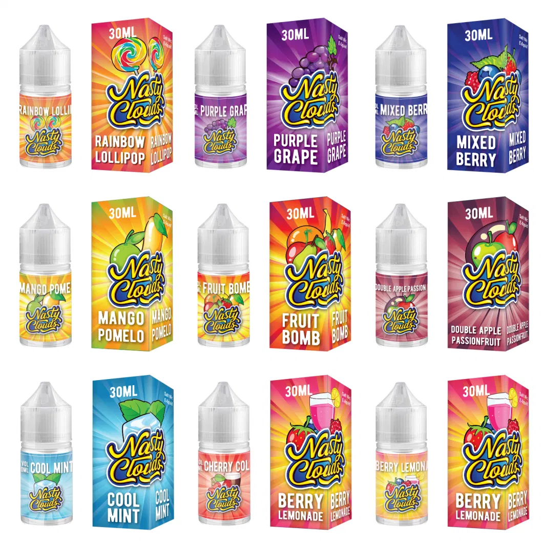 Hot Selling 25mg 35mg 50mg Salt Nicotine Juice E Liquid in South Korea