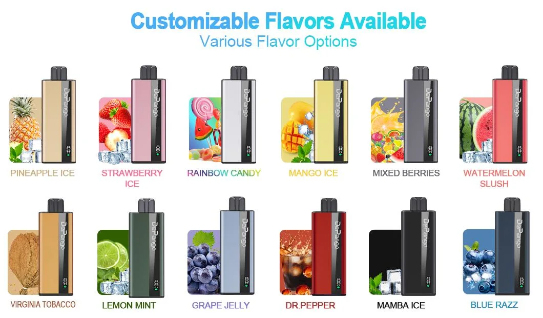 Wholesale 7000 Puffs with LED Light 2% 3% 5% Nicotine Disposable Vape Electronic Cigarette