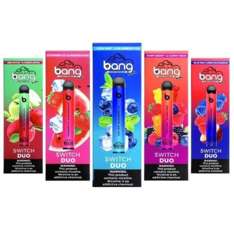 Bang XXL Swtich Duo 2500 Puffs Disposable Electronic Cigarette Kit Double Flavors 7ml E-Cigarette Vape