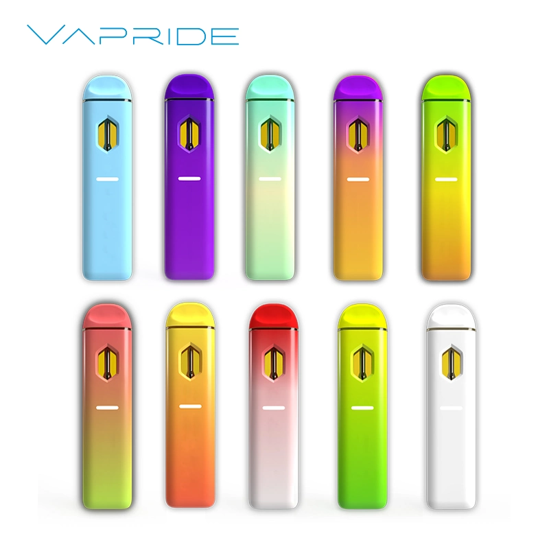 USA Ca Wholesale Custom Logo Packaging Empty 1ml 2ml Cartridge Pod Rechargeable Disposable Vape for Live Resin Rosin Hhc Thick Oil