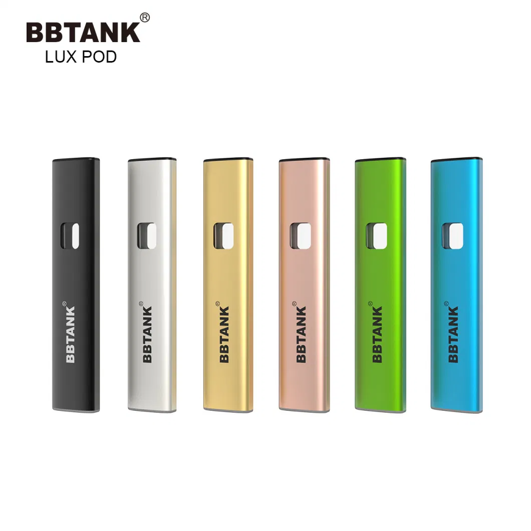 High Quality Bbtank Lux Custom 1ml Hhc Delta 10 D8 Pod Postless Disposable Vape Pen