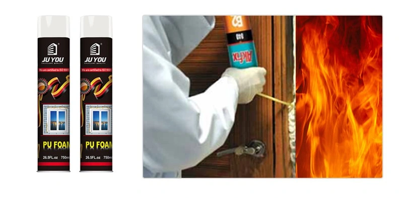 Mini Insulation Sealant High Adhesive Fast Drying Flexible Polyurethane Spraying PU Foam Spray for Window Frame Fixing