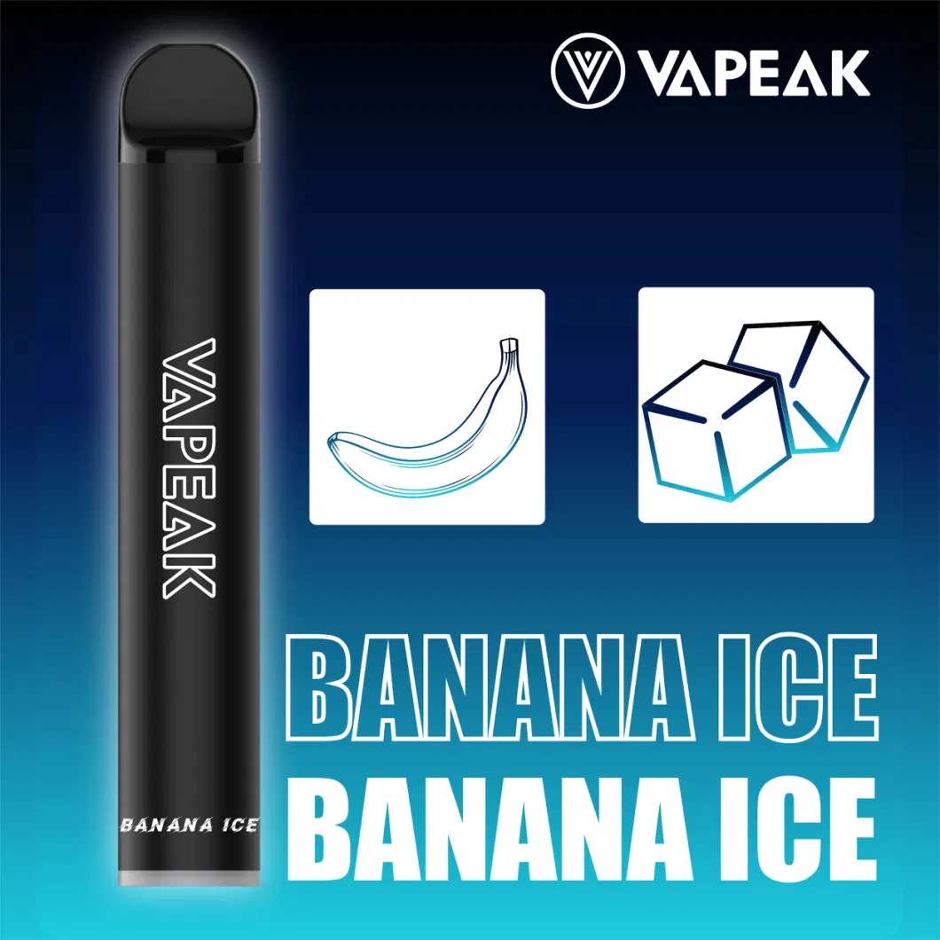 Wholesale Price Disposable Vape 2500 Puffs Vapeak Mesh06 Vape Without Nicotine 10flavors Ejuice