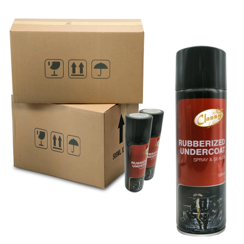 Fast Drying Car Undercoat Paint Rubberized Undercoating Aerosol Spray