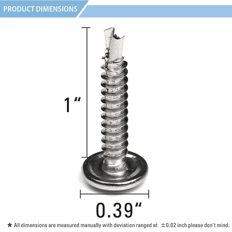 Hot Selling All Kinds of High-Quality Electro Galvanized Washer Drill Screws