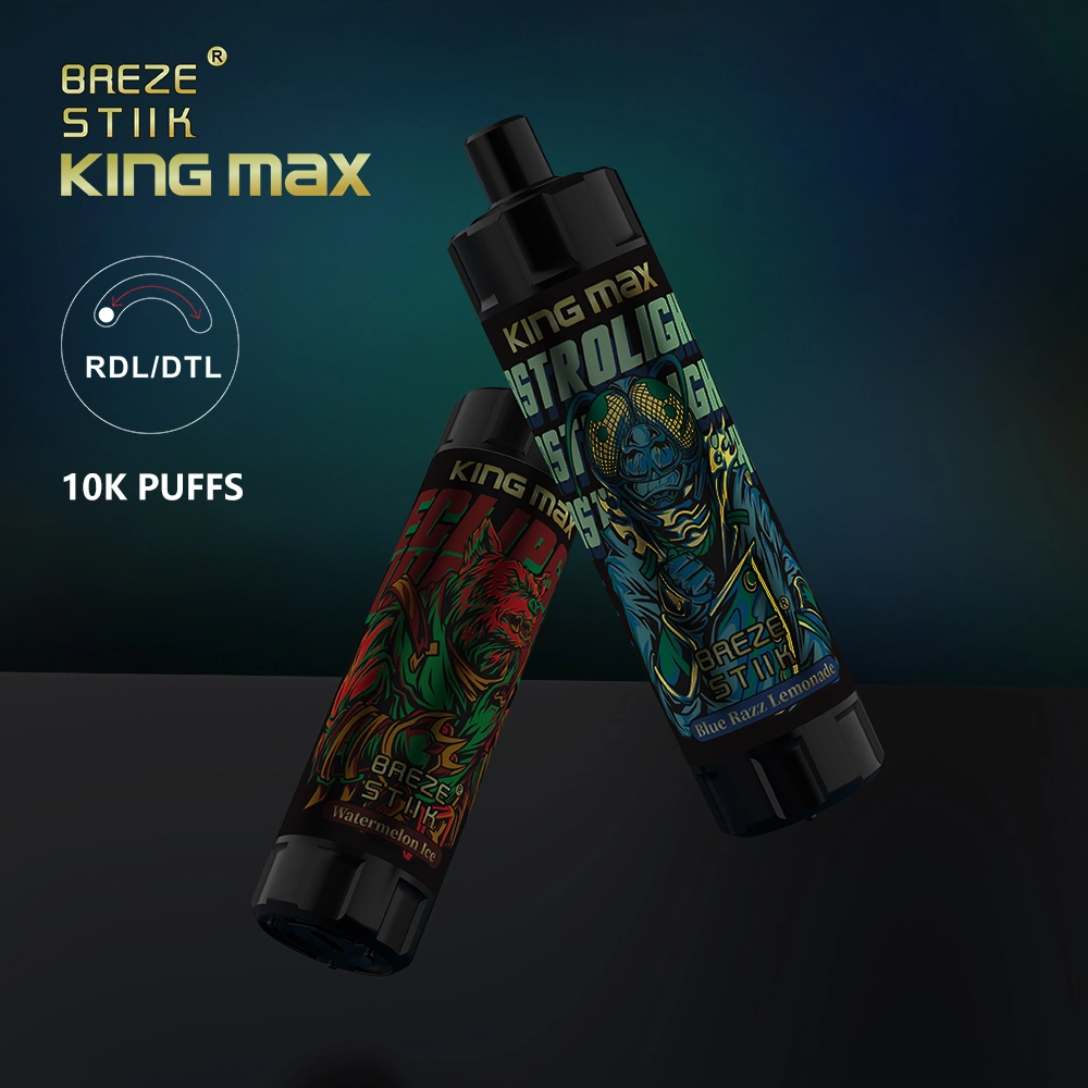 Good Taste 20ml E Cig Mesh Coil Rechargeable Battery Breze Stiik King Maxx 10000 Puff Loon Max Dom Vape