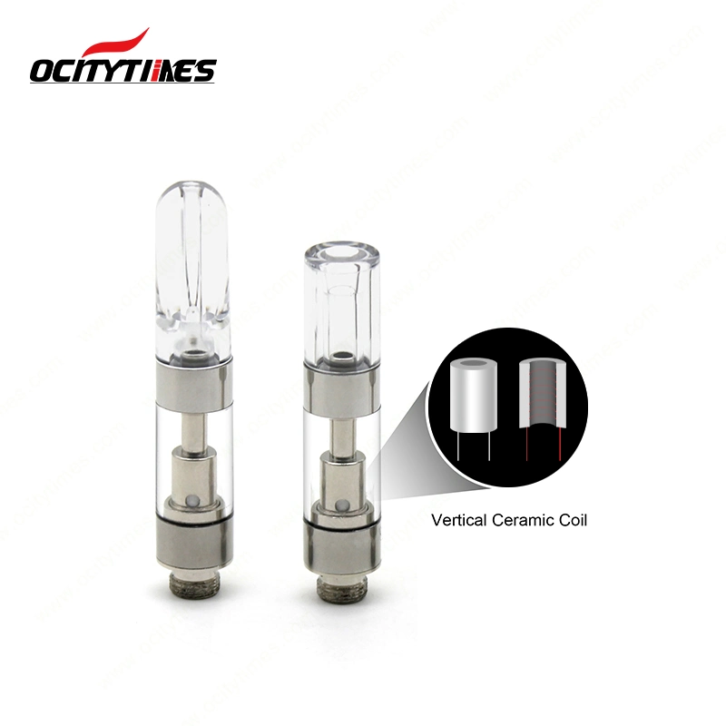 Ocitytimes 0.5 Ml Vape Cartridge Ceramic Vape Carts Ceramic Coil Custom Packaging