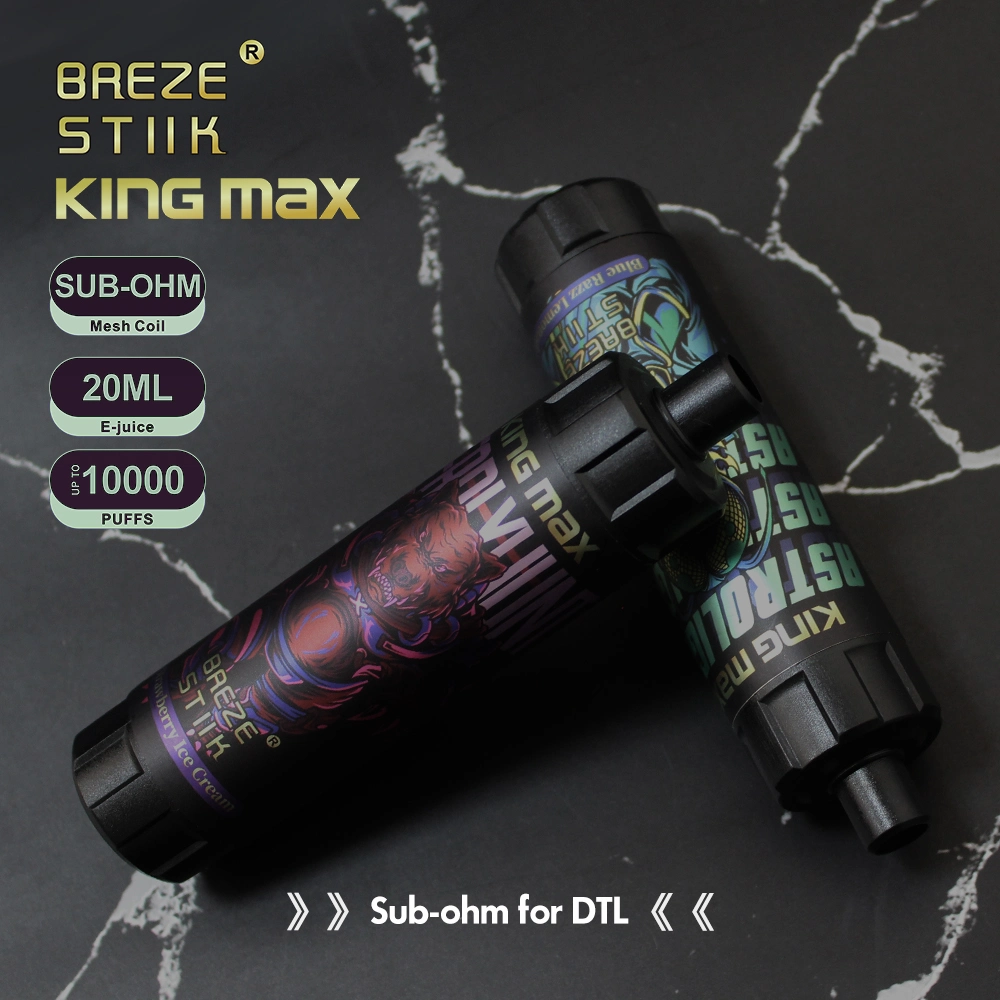 Good Taste 20ml E Cig Mesh Coil Rechargeable Battery Breze Stiik King Maxx 10000 Puff Loon Max Dom Vape