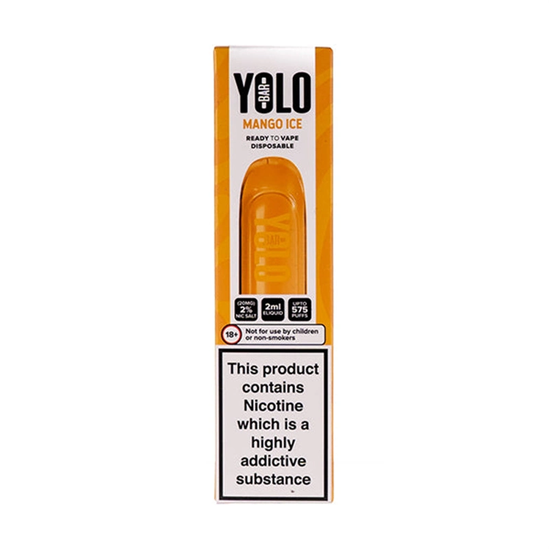 Yolo Bar Disposables E Cigarette 575puffs Vape Pod Device Kit with 2ml Pre-Filled Vaping Pen