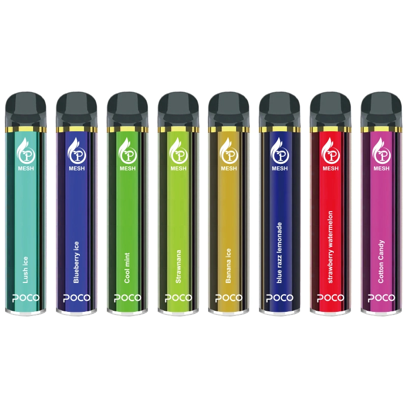 OEM Package/Logopoco Mesh Vape Pen Mesh Coil Disposable Vape with 950 Vape Battery 8 Flavors