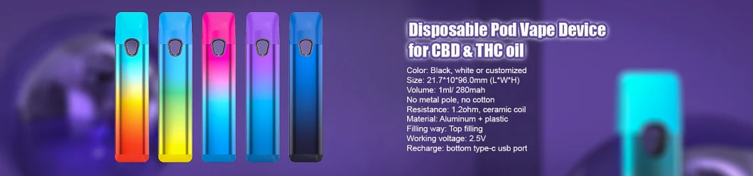 2.0ml Dabwoods Disposable Vape Pen Cigarettes 280mAh Rechargeable Battery Empty 510 Vaporizer Pens Cartridge Box Packaging Allow Customize Shisha Pen D8 Hhc