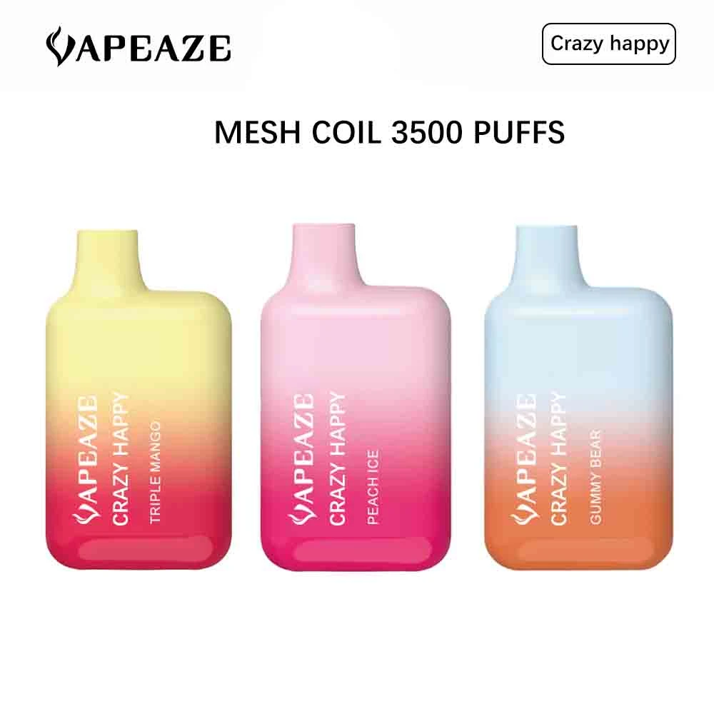 Wholesale Vapeaze Custom Vaporizer Bars Crazy Happy Bc5000 Elf Ultra Puff Pen Amazon Runfree E Cigarette Shipping Cheap 5000/6000 Puff