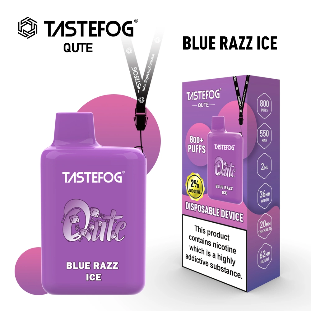 Hot Sell Tastefog Qute 800 Puffs Disposable Vape Mini Vape Pen Tpd/Ukca/CE Certifaction