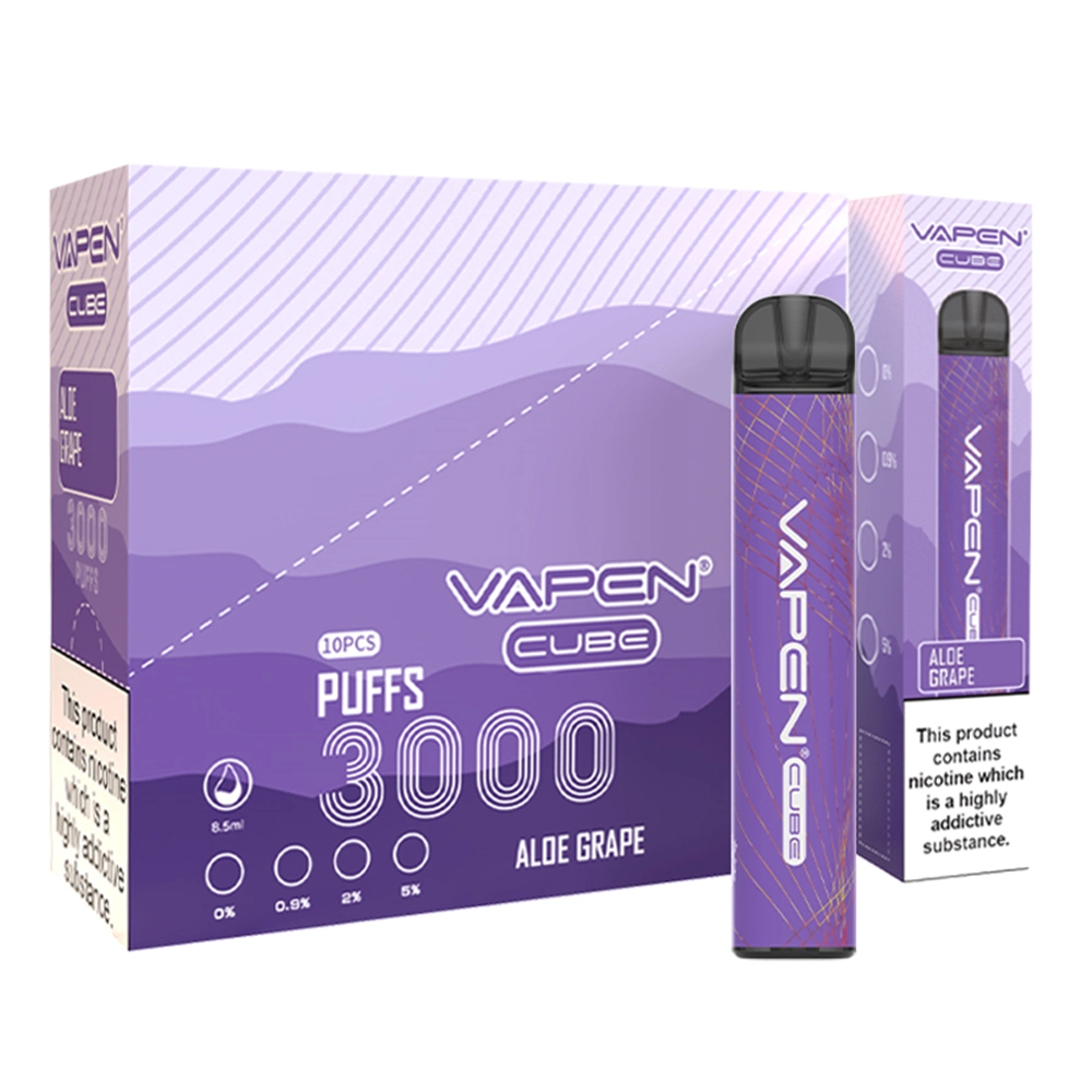 Authentic 3000 Puffs Vapen Cube Disposable Vape Puff XXL Bar Electronic Cigarette Wholesale Vapes Spanish Edition 3000puff