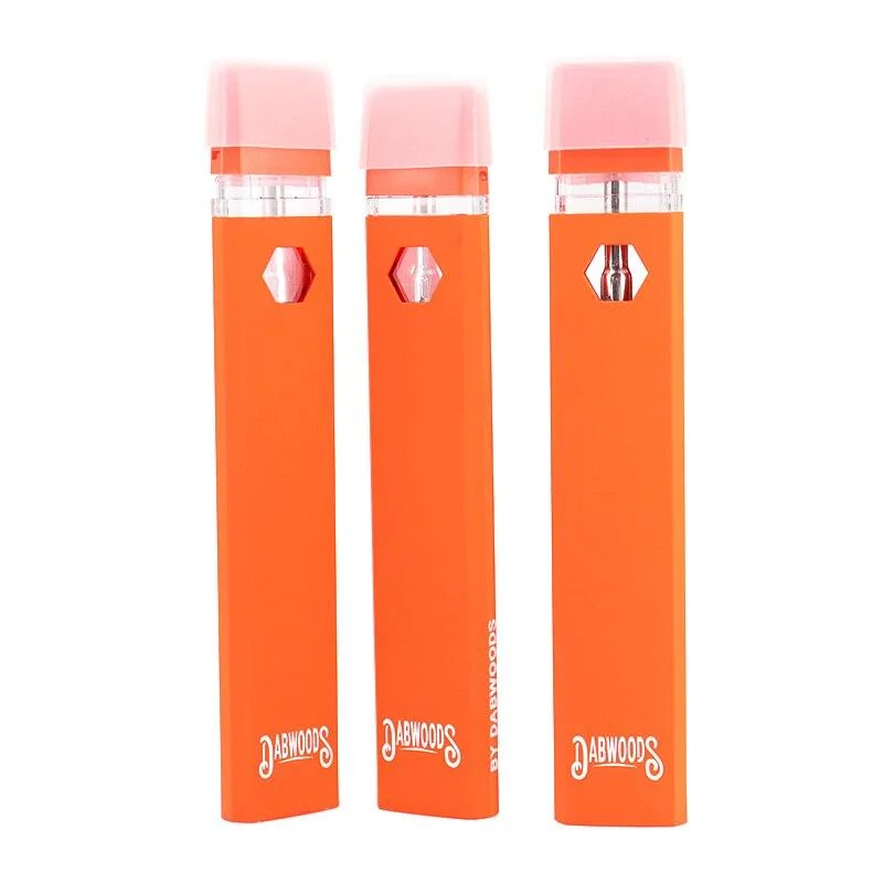 Dabwoods 1ml Empty Rechargeable Device Thick Oil 280mAh Battery Ecigs Kits Pctg Visual Tank Pods Vaporizer Vapes Pen with Packaging Boxes Disposable Vape Pens