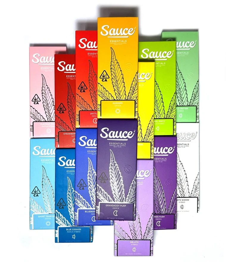 Sauce Disposable Vape Pen Vaporizer Empty for D8/D9/D10 Hhc Thick Oil