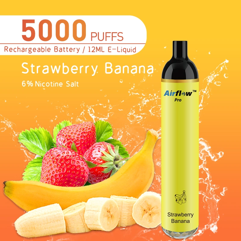 Own Brand Fruit Flavor Puff Bar Plus Pre-Filled 5000puff Disposable Pod Cartridge Rechargeable 650mAh Battery 12ml Vape Pods