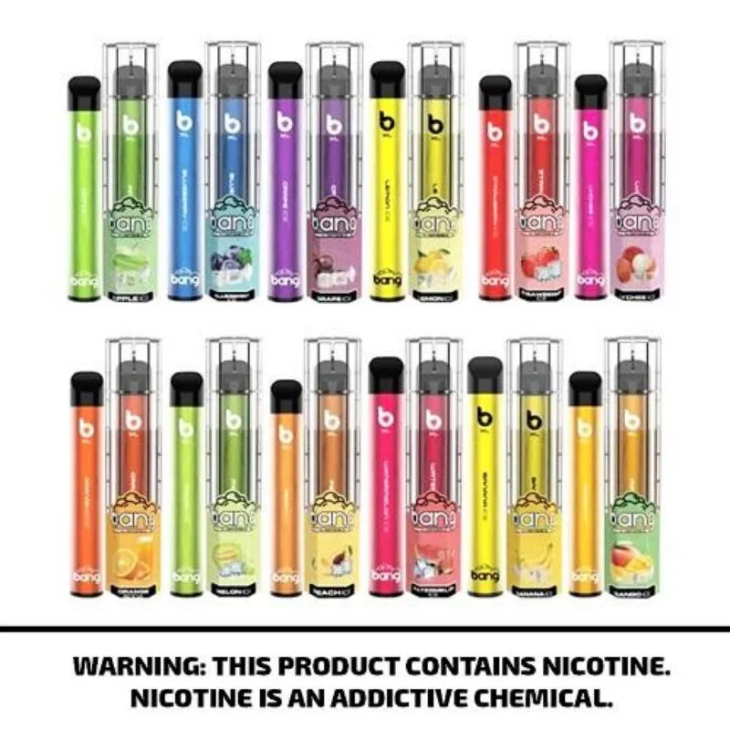 E-Cigarette Bang XXL 2000 Puffs Disposable Electronic Cigarette Kit Flavors 6ml Vape