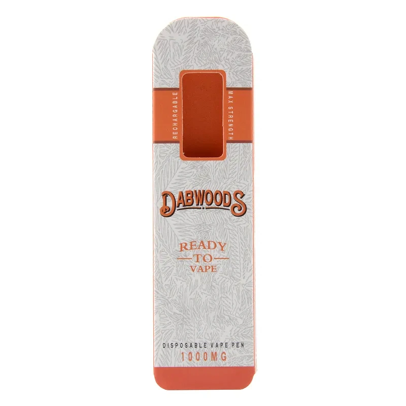 Dabwoods Dabwood Empty Disposable Vape Pens 1ml Rechargeable Device Thick Oil 280mAh Battery E Cigarette Kits Visual Tank Vaporizer Vapes Pen Disposables Carts