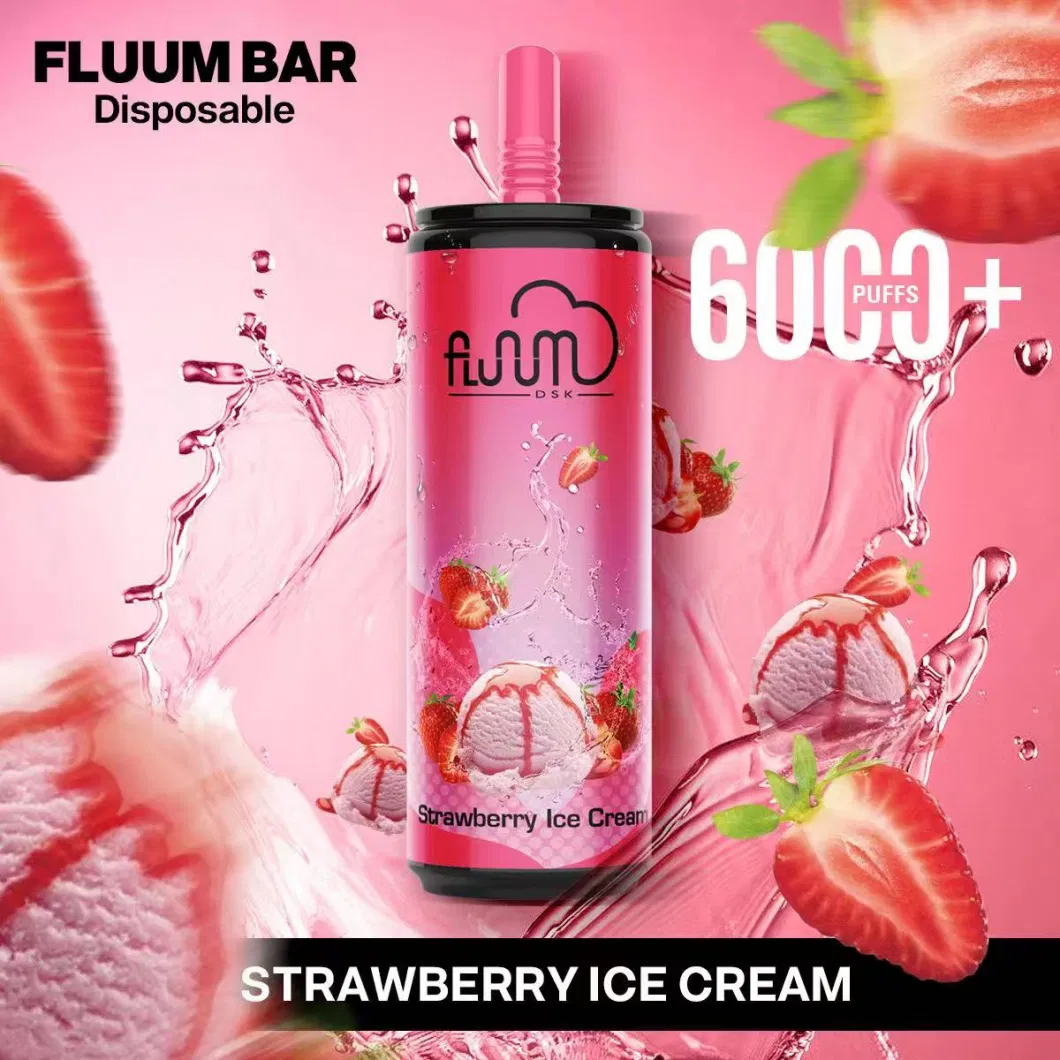 Fluum Bar Mesh15 Popular Disposable Pods Vape 6000puffs Mint Flavor OEM Service Manufacturer