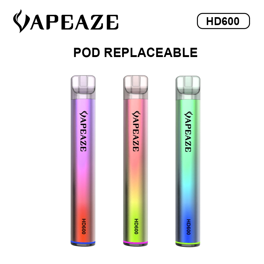 Newest Ecig Easy Caring Replaceable Vape Pod 600 Puff Mini Disposable Vape Pen with E -Liquid Premium Vaping 3ml Replaceable Disposable Pod