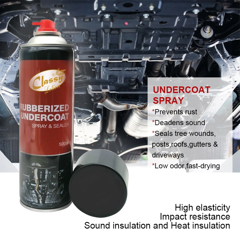 Fast Drying Car Undercoat Paint Rubberized Undercoating Aerosol Spray