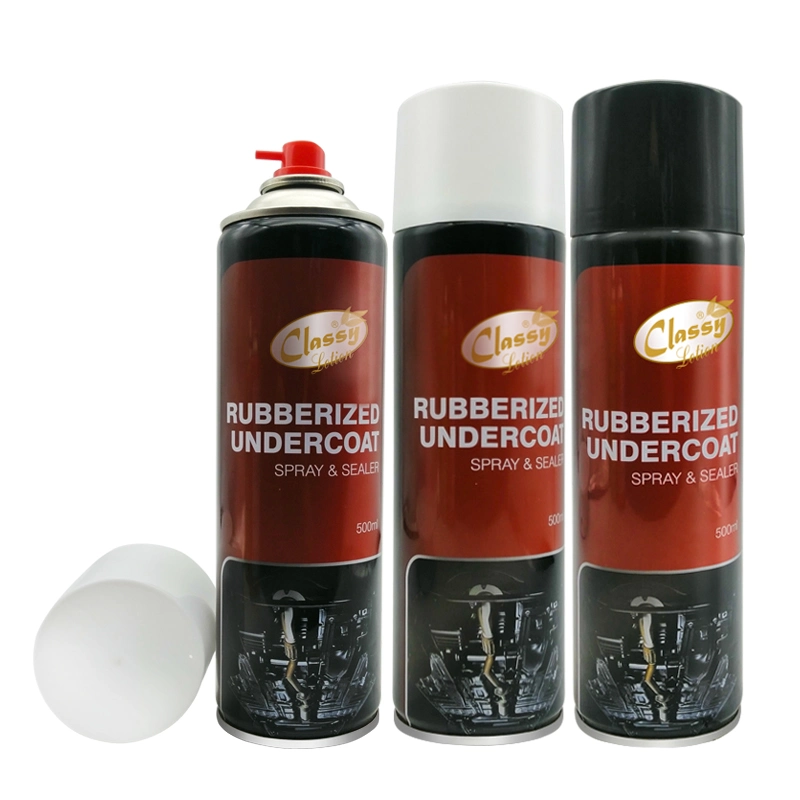 Fast Drying Car Undercoat Paint Rubberized Undercoating Aerosol Spray