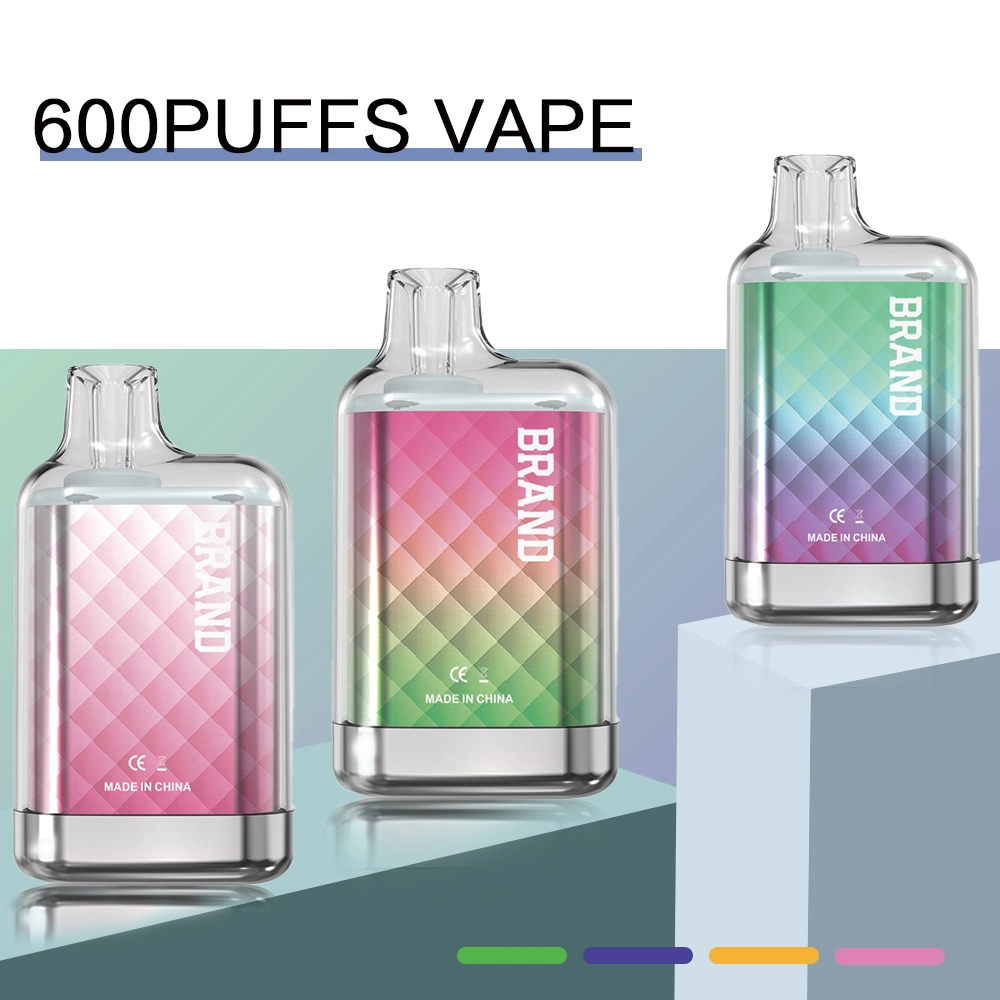 Mini Box Vape Bar 600 Puffs 800 Puffs Pod Disposable Vape Pen OEM E-Cigarette Disposable Vape