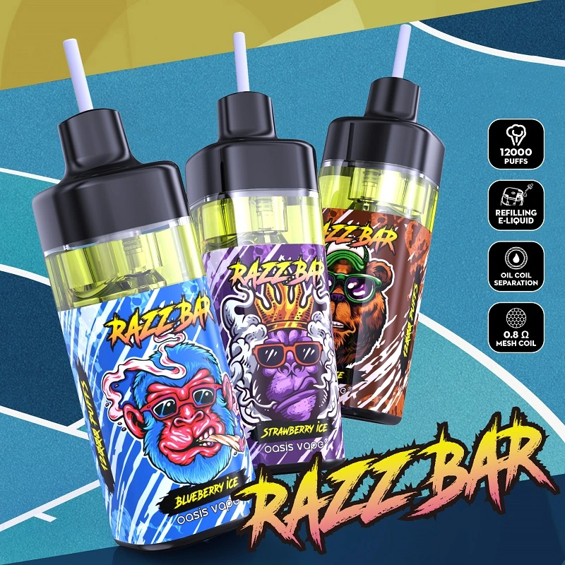 EU Warehouse Vape Razz Bar12000 Puffs Mesh Coil Top Quality Vape Pen