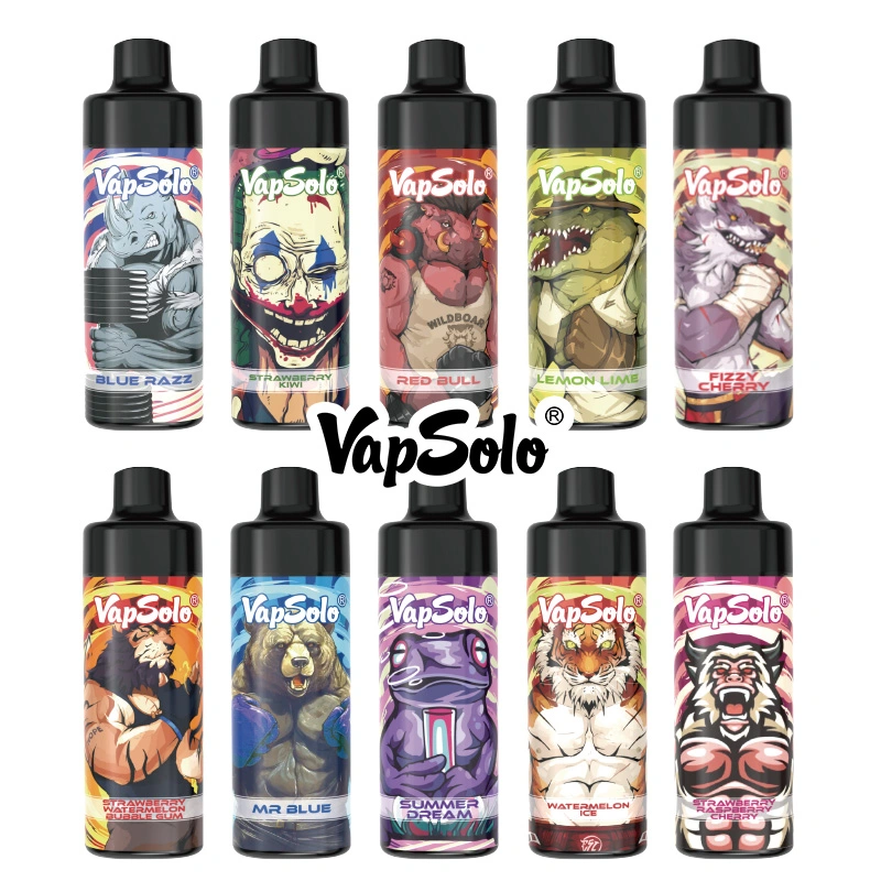 Vapsolo New Vape 10000 Vapers Desechables 10000 Puffs E Vape Randm Tornado 10K 12000 Puffs 2/3/5% Nicotine Salt 20ml E Liquid Wholesale Electronic E Cigarette