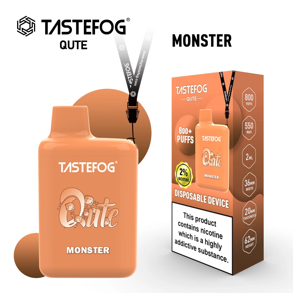 Hot Sell Tastefog Qute 800 Puffs Disposable Vape Mini Vape Pen Tpd/Ukca/CE Certifaction