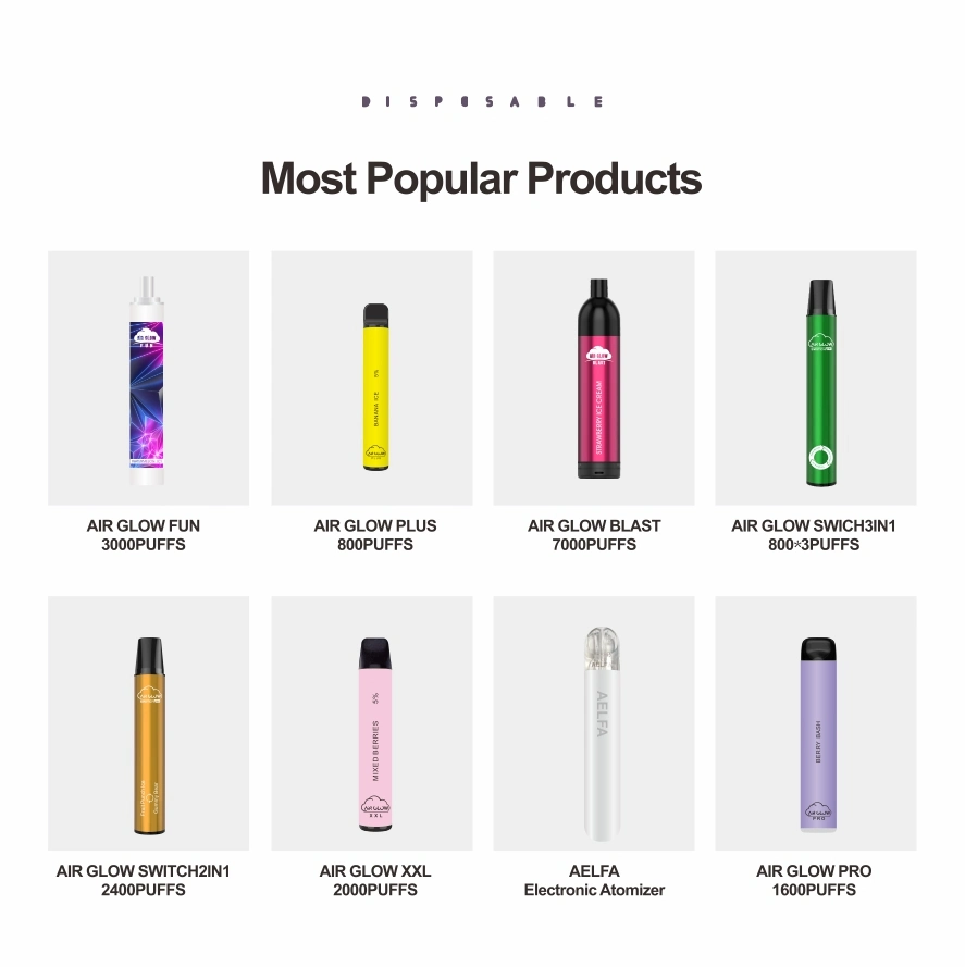 Bulk Sale Vape Pen Customize 5 Different Fruit Flavors Disposable Vape Pen with Packaging