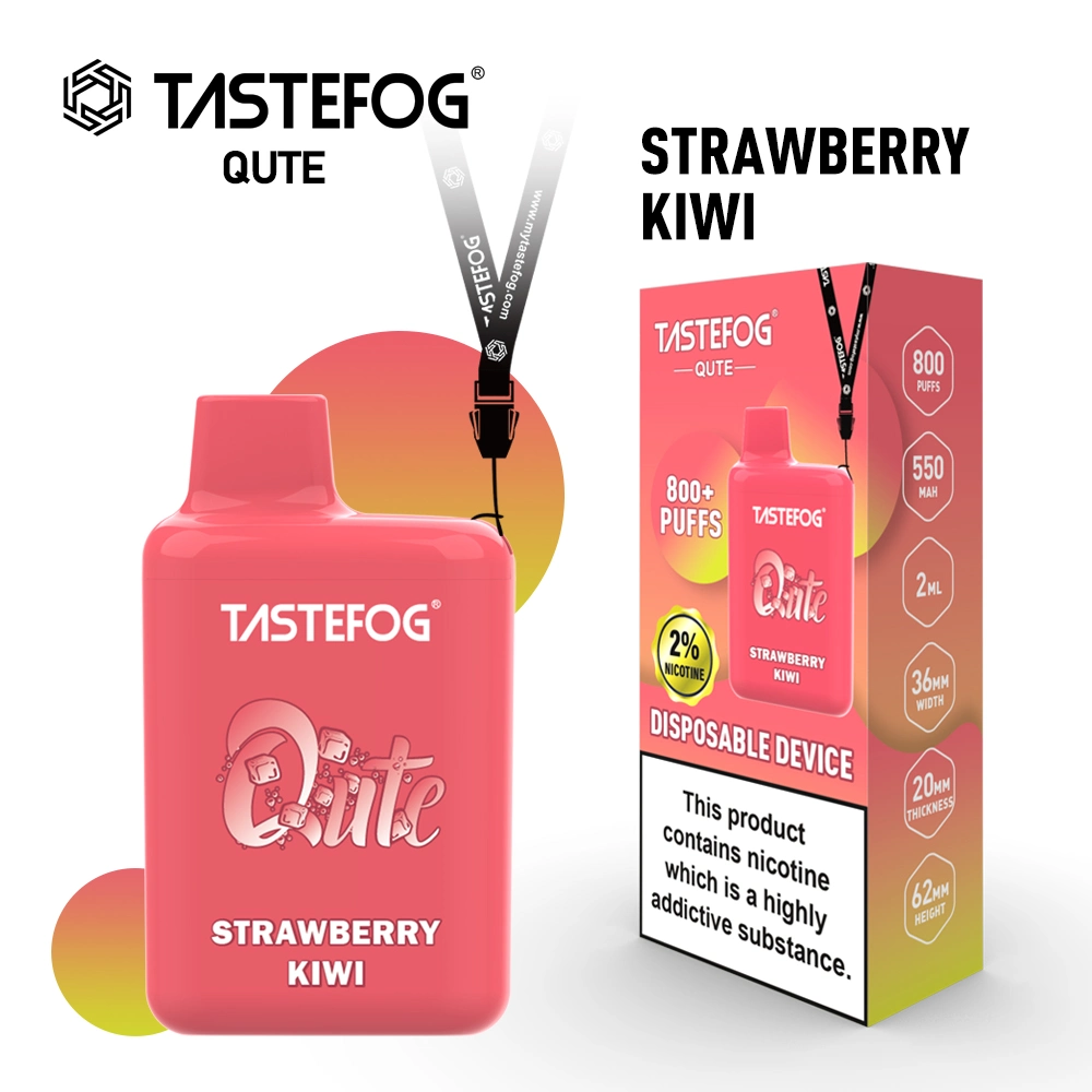 Hot Sell Tastefog Qute 800 Puffs Disposable Vape Mini Vape Pen Tpd/Ukca/CE Certifaction