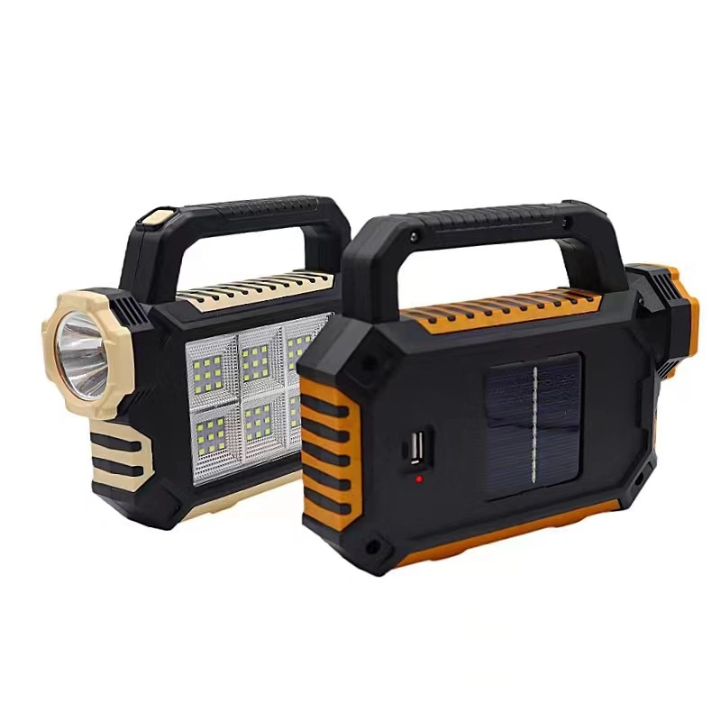 High Lumen Portable Emergency Light Solar Lamp USB Charging Outdoor Camping &amp; Indoor Solar System with LED Light Bulb