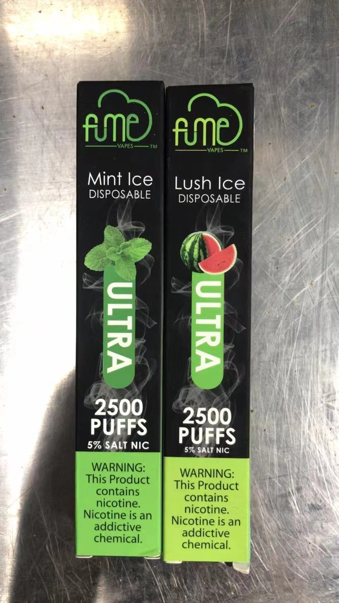 Wholesale Original Fume Ultra 2500 Puff Disposable Vape Pen with 8ml E-Liquid