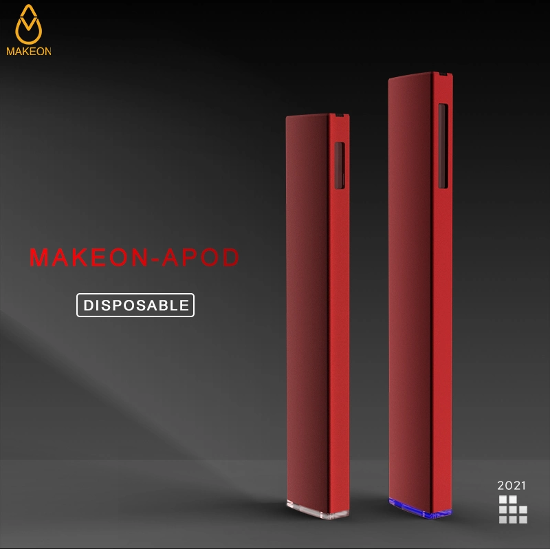 Makeon D8 Disposable Vape Pen Rechargeable USB Charger Bottom 1.3/1.6&Omega; Available Ceramic Coil No Heavy Metal Custom Acceptable