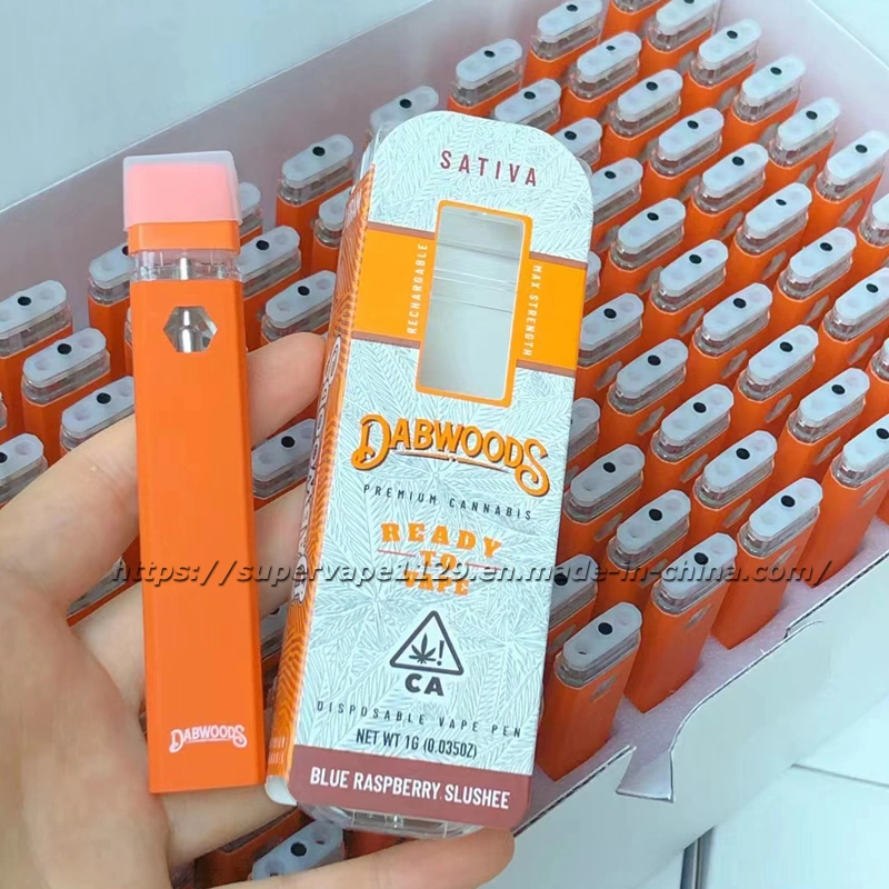 Dabwoods Disposable Vape Pen 1.0ml Vape Cartridges E Cigarettes Package Box Thick Oil Vaporizer Pen