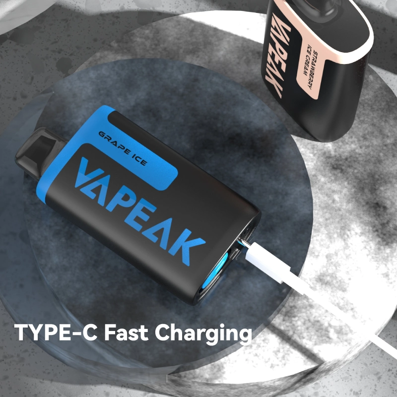 Vapeak 9900 Puffs Rechargeable Disposable Vapes Longest Lasting