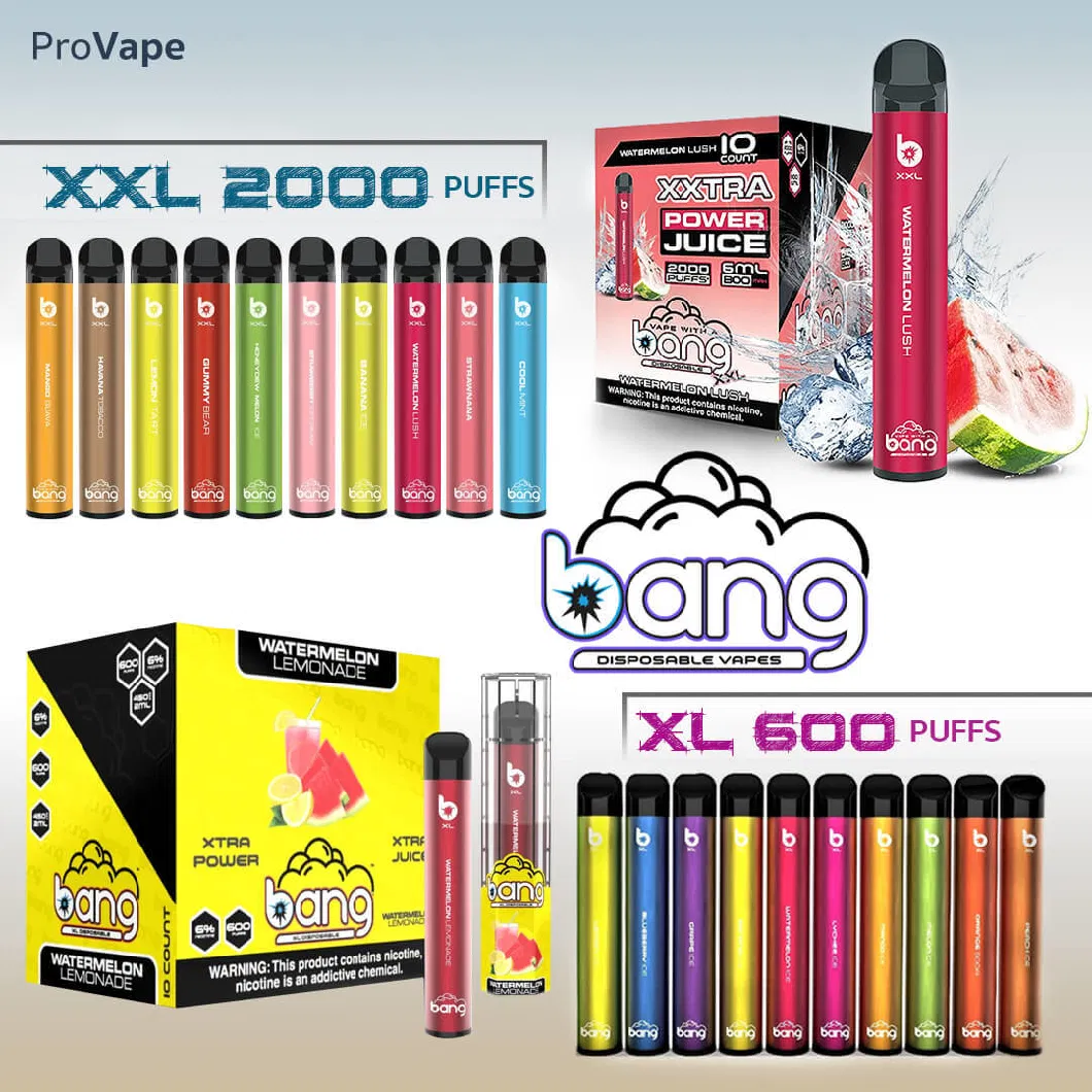 Wholesale Bang XXL Swtich Duo 2500 Puffs Disposable Vape Pen Double Flavors E-Cigarette Vape