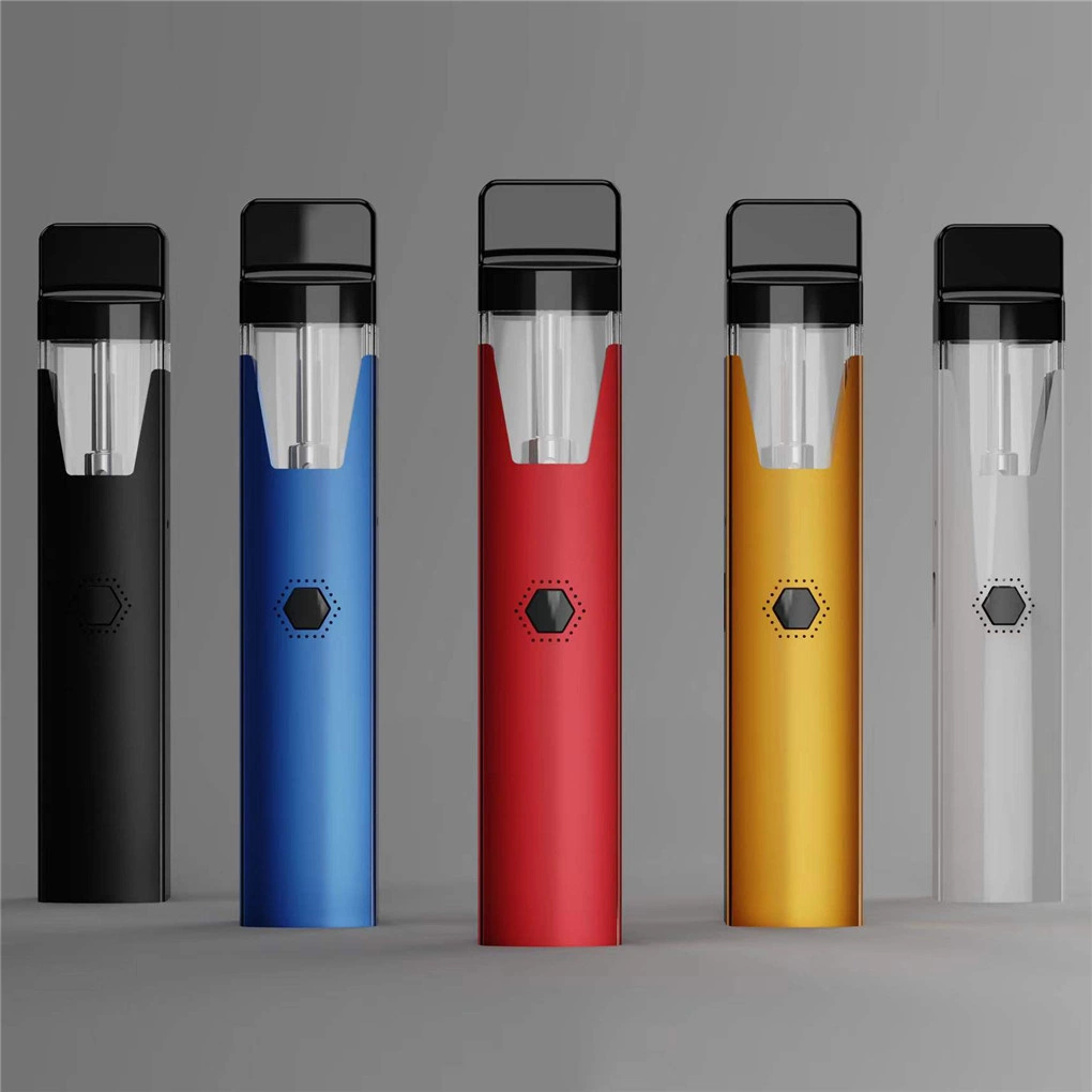 Wholesale Custom 1g 2g 3G 5g 1ml 2ml 1000mg 2000mg Vaporizer Thcp D8 D9 Hhc Live Resin Distillate Thick Oil OEM White Private Label Disposable Empty Vape Pen