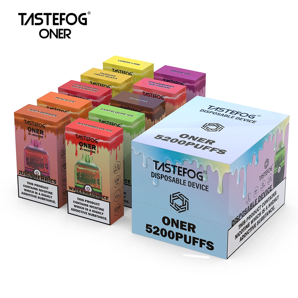 The Longest-Lasting Disposable Vape Pen Tastefog Oner 5200puff with 10 Amazing Flavors Wholesale Price