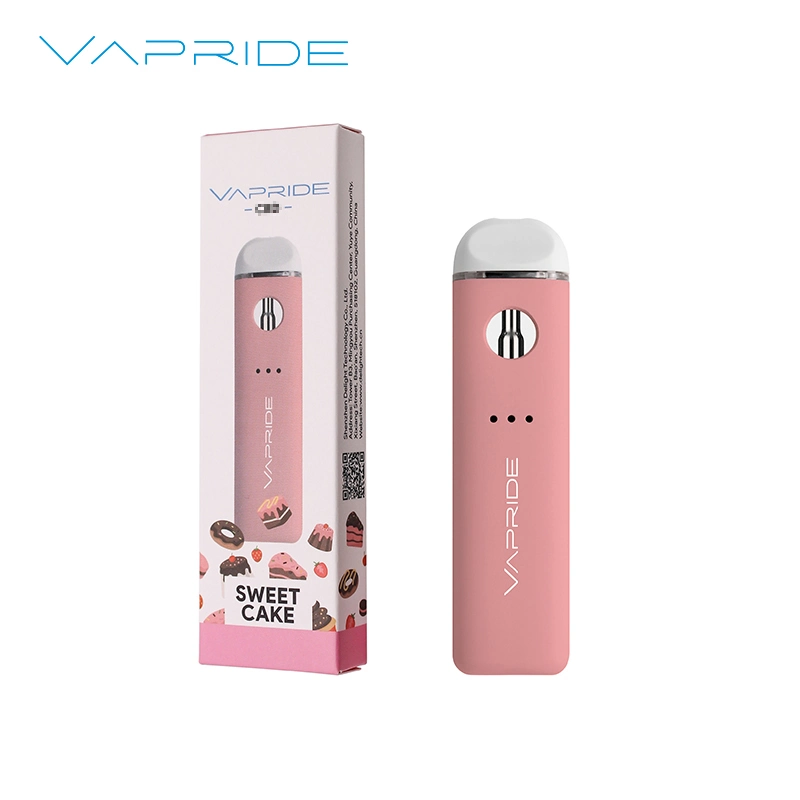 USA Ca Wholesale Custom Logo Packaging Empty 1ml 2ml Cartridge Pod Rechargeable Disposable Vape for Live Resin Rosin Hhc Thick Oil