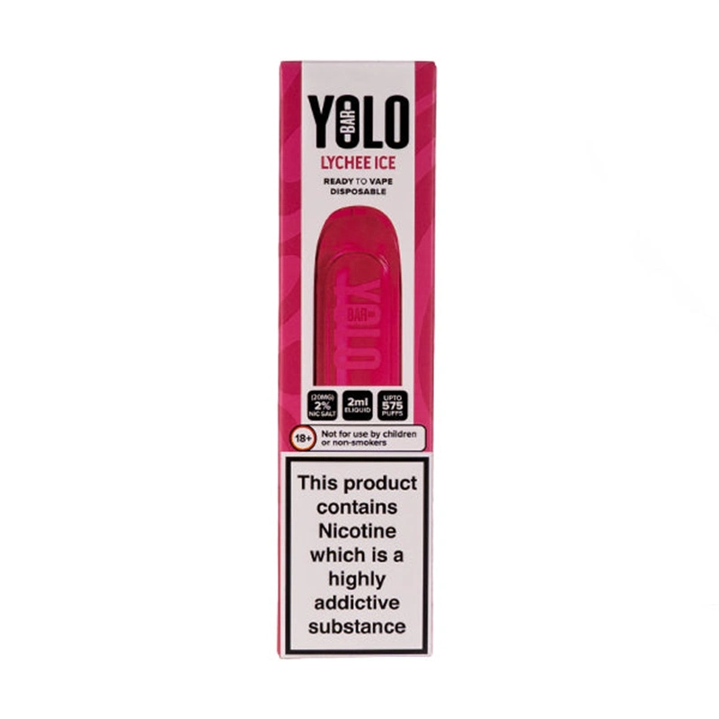 Yolo Bar Disposables E Cigarette 575puffs Vape Pod Device Kit with 2ml Pre-Filled Vaping Pen