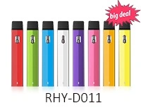 Factory Price Wholesale Rhy D011 Empty Thick Oil Disposable Vape Pen 1ml Capacity with Type-C Chargeable Port No Leaking