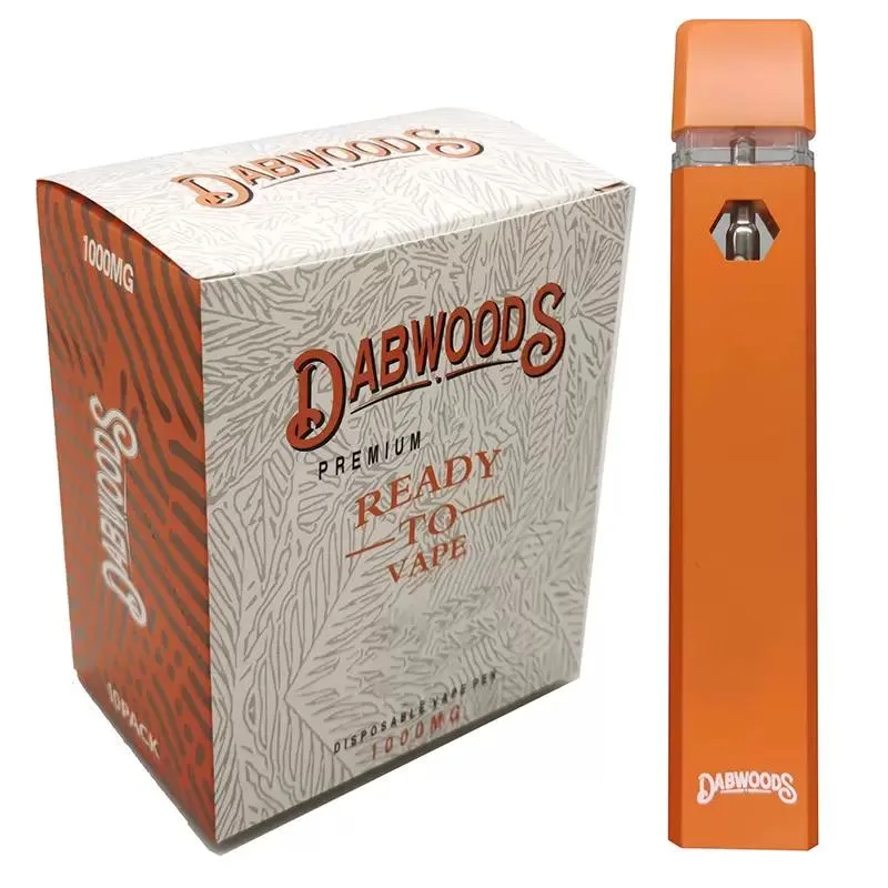 Free Samples Custom Empty Vape Pen Dabwoods Rechargeable Full Ceramic Coil Vape Cartridge