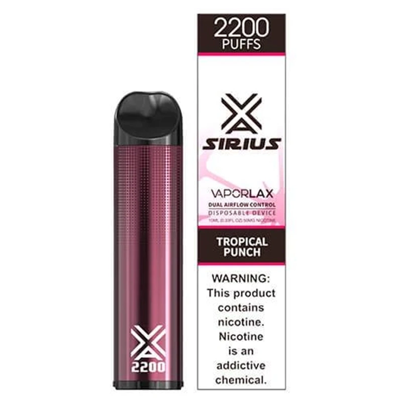 Original Vaporlax Sirius 1500 Puffs Disposable Vape Pen