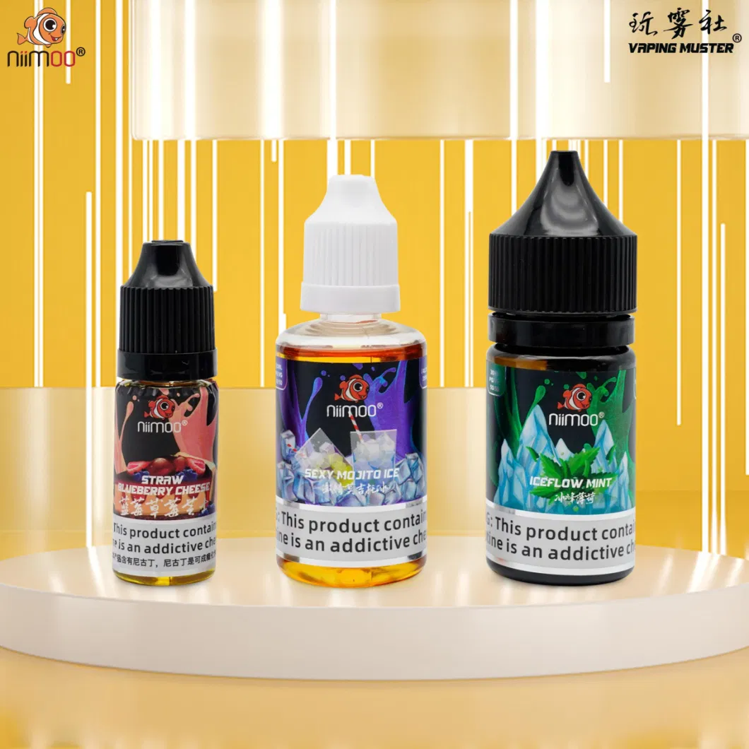 Niimoo Ejuice 11/30/60/100ml Flavours Saltnic Ejuice Eliquid Vape Ejuice for Ecigs Disposable Vape Pen