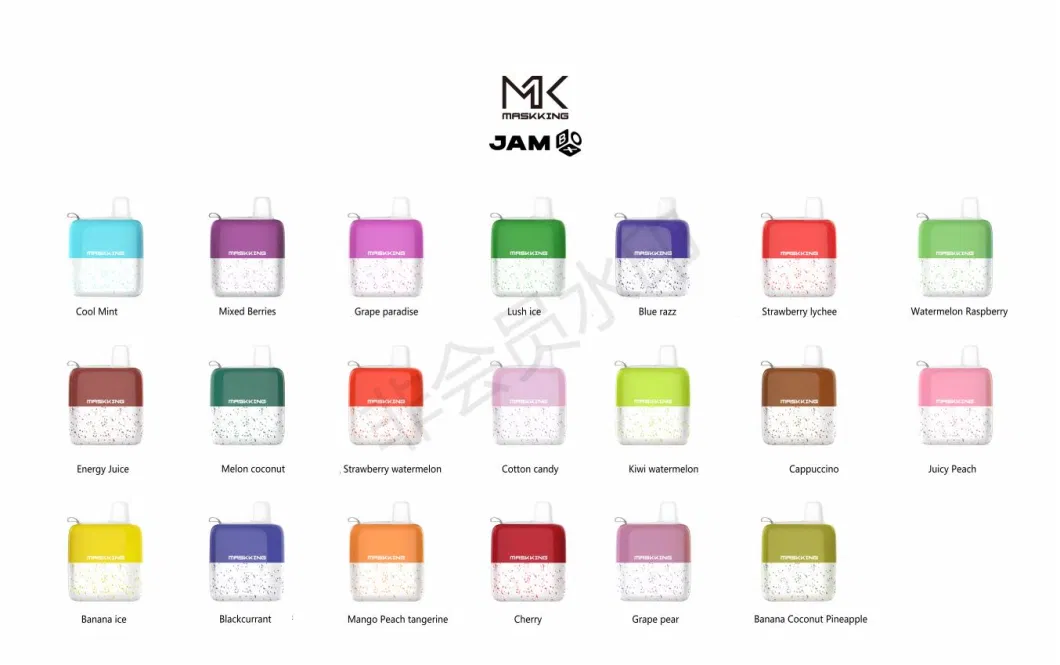 Maskking Jam Box 5000puffs 12ml 550mAh Rechargeable Battery Vape